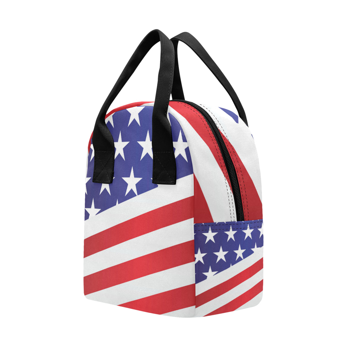 American flag Print Insulated Lunch Bag