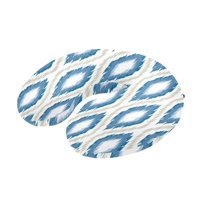 Ikat Pattern Print Design 02 U-Shaped Travel Neck Pillow