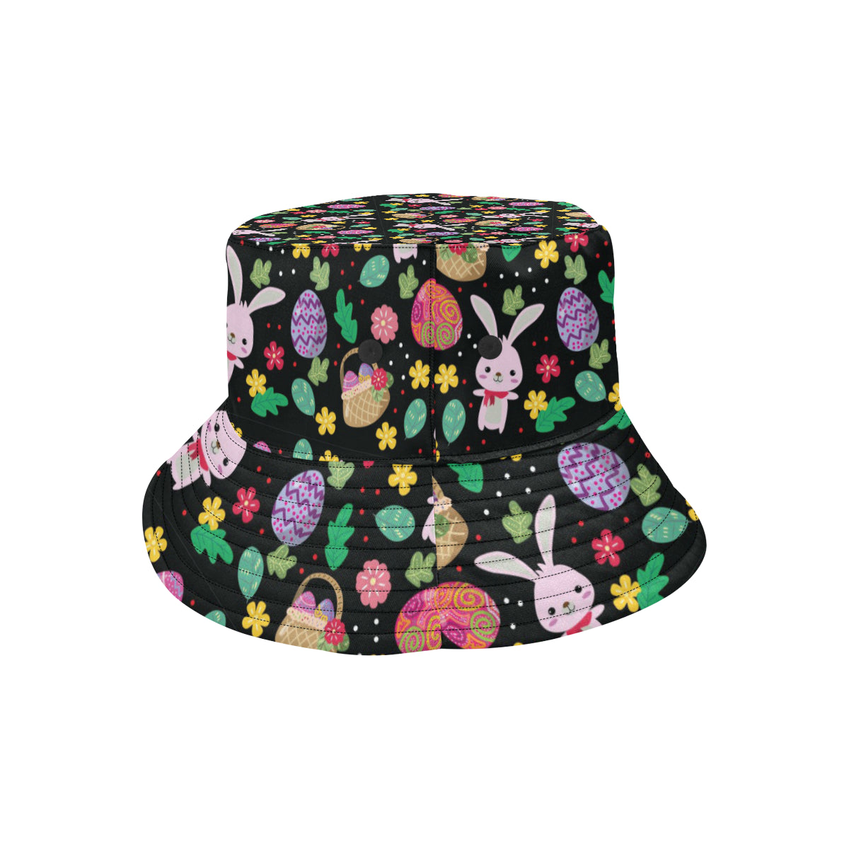 Easter Eggs Pattern Print Design RB05 Unisex Bucket Hat