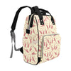 Saxophone Print Design LKS402 Diaper Bag Backpack