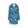 Skateboard Print Design LKS302 Women's Fleece Robe