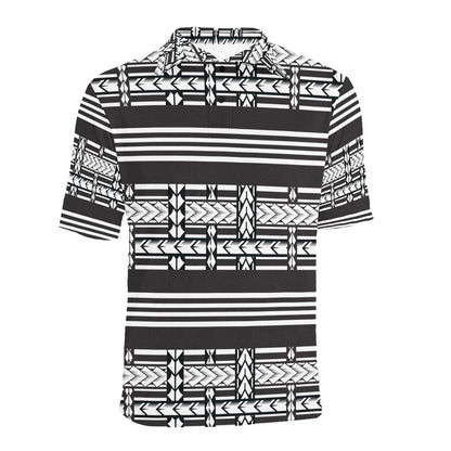 Samoan Tattoo Print Design LKS304 Men Polo Shirt