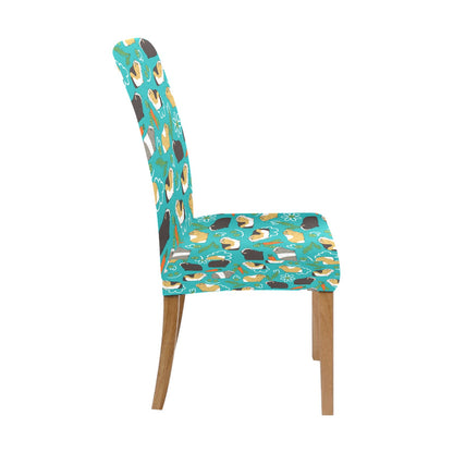 Guinea Pig Print Design LKS402 Dining Chair Slipcover
