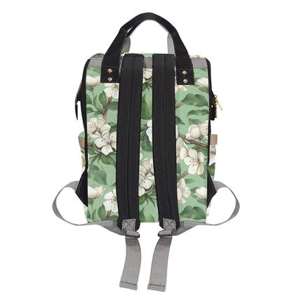 Apple blossom Pattern Print Design AB02 Diaper Bag Backpack