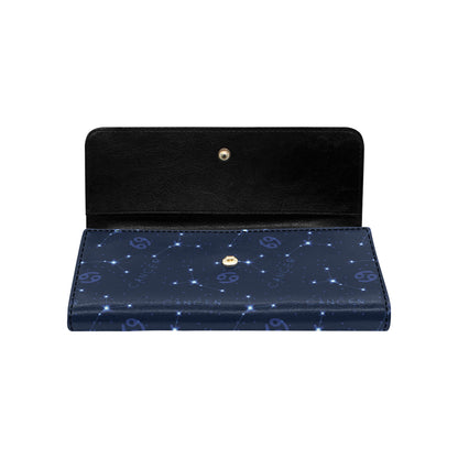 Cancer Zodiac Pattern Print Design 05 Women's Trifold Wallet