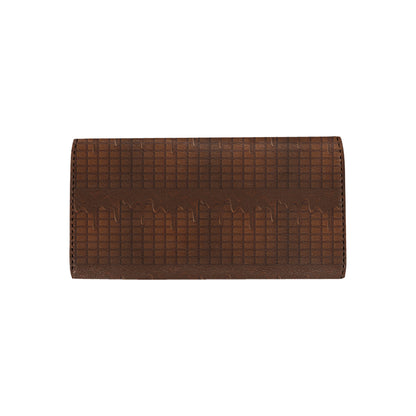 Chocolate Pattern Print Design 01 Women's Trifold Wallet