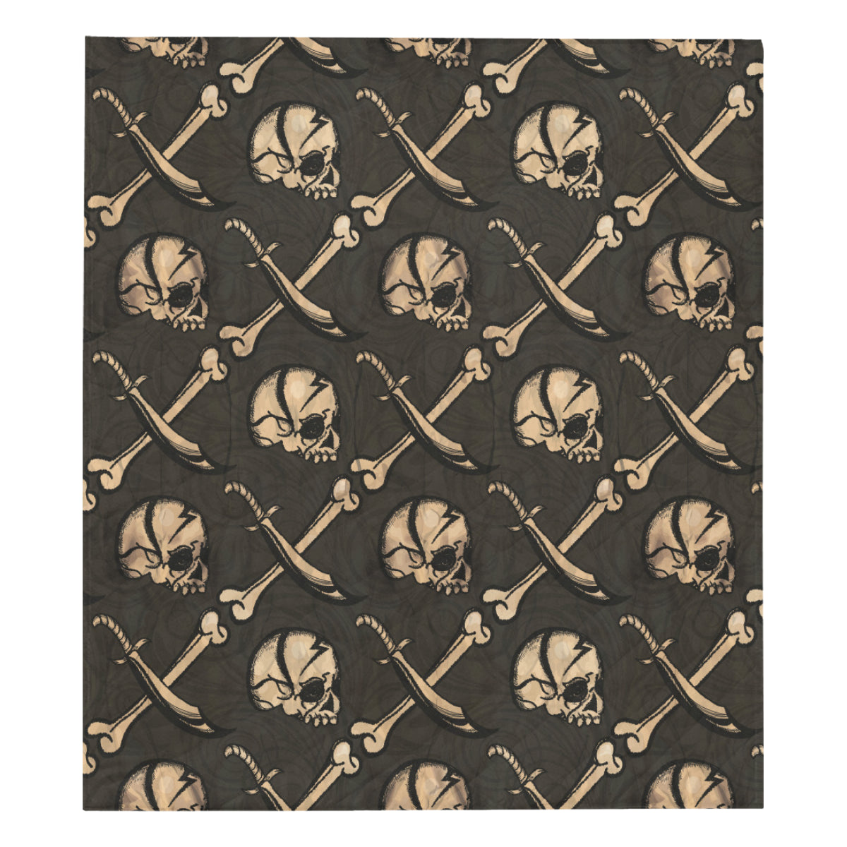 Pirate Pattern Print Design A03 Premium Quilt