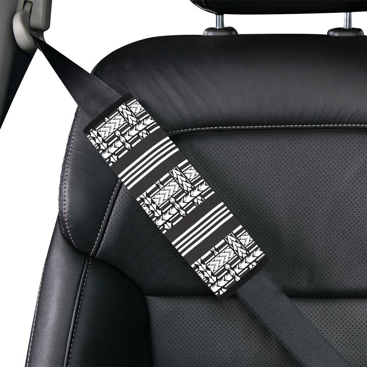 Samoan Tattoo Print Design LKS304 Car Seat Belt Cover