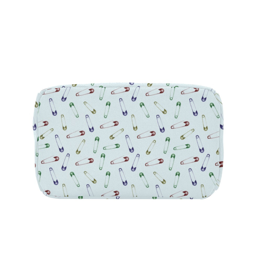 Safety Pin Print Design LKS303 Insulated Lunch Bag