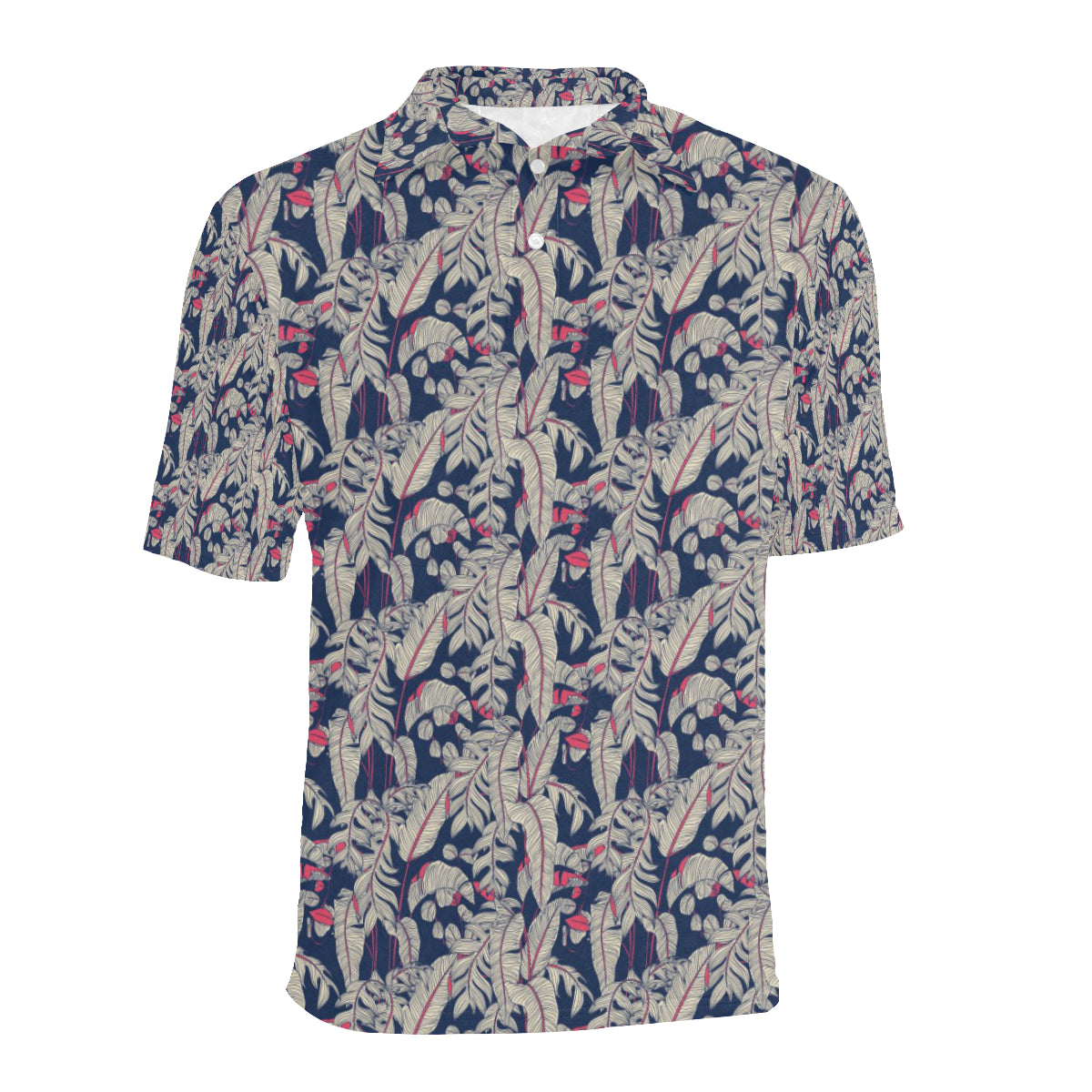 Bird Of Paradise Pattern Print Design 03 Men Polo Shirt
