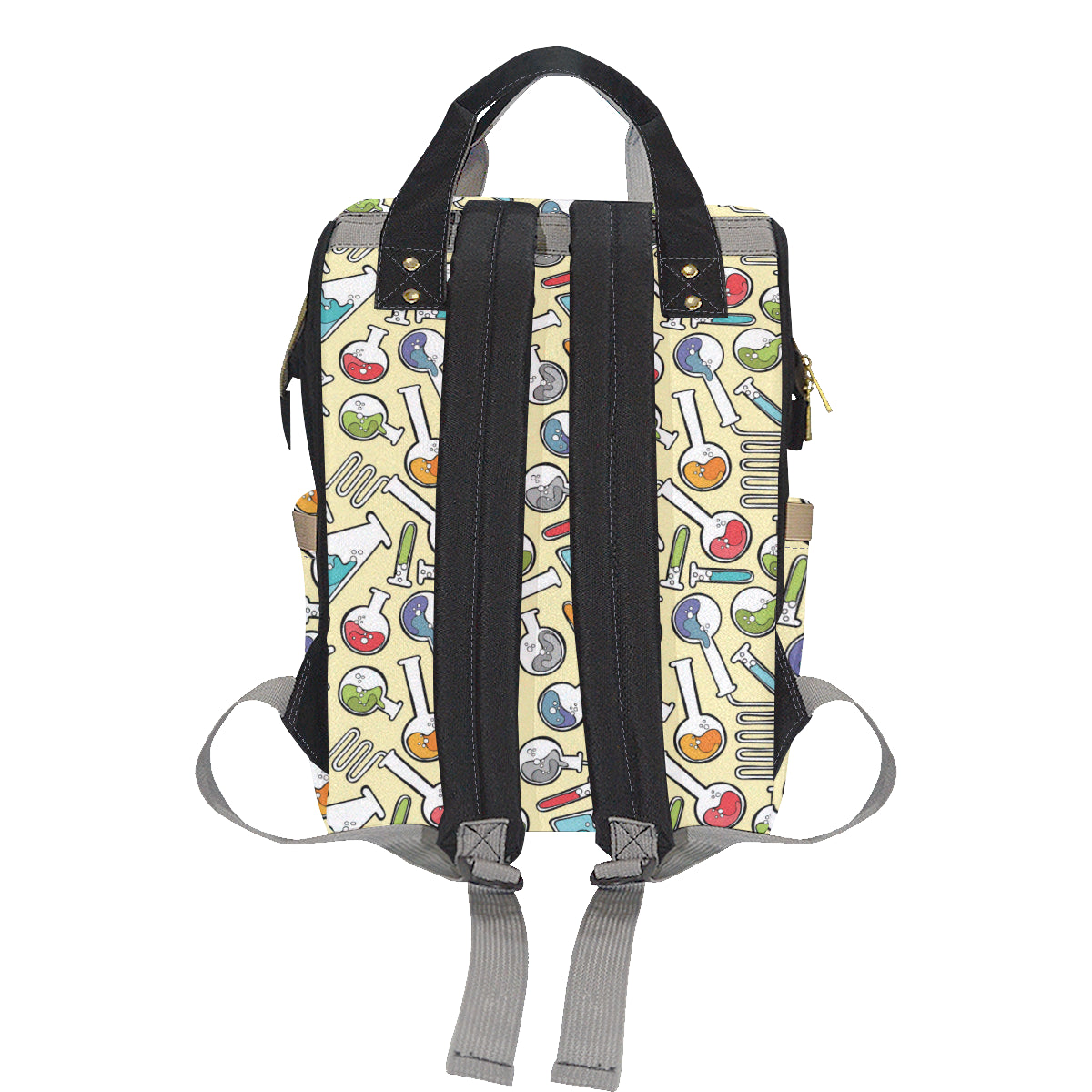 Chemical Pattern Print Design 04 Diaper Bag Backpack