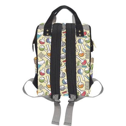 Chemical Pattern Print Design 04 Diaper Bag Backpack