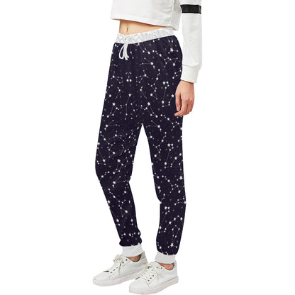 Zodiac Star Pattern Design Print Unisex Sweatpants