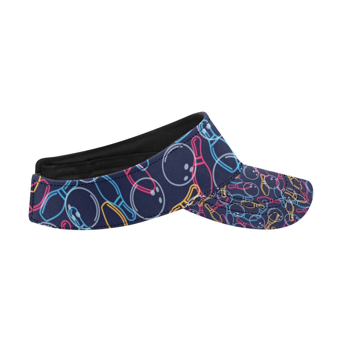 Bowling Pattern Print Design 07 Unisex Sun Visor