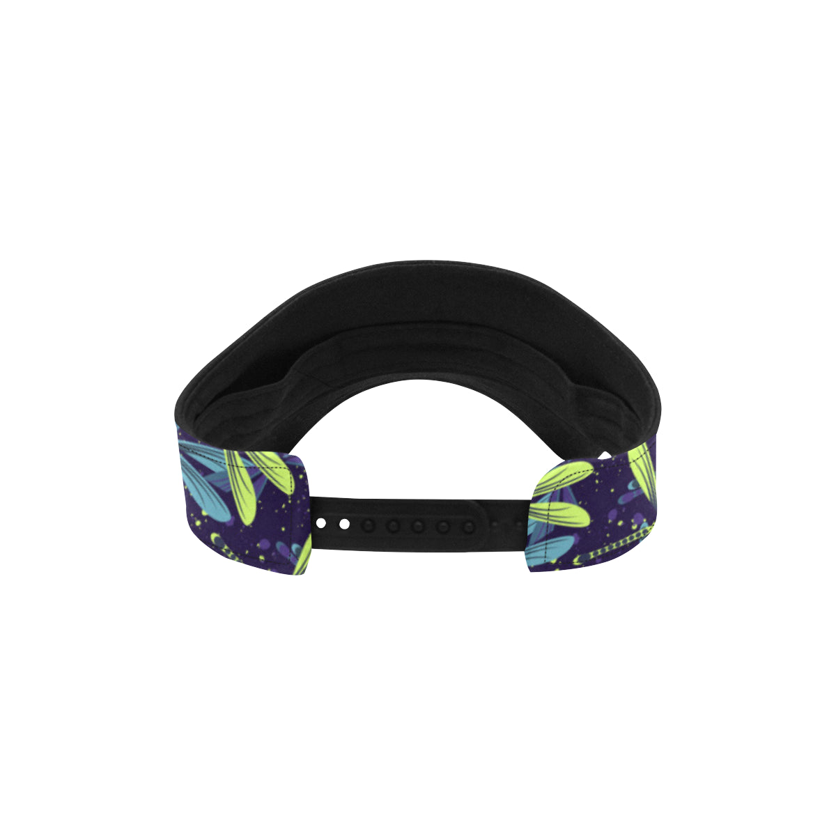 Dragonfly Lime Blue Print Pattern Unisex Sun Visor