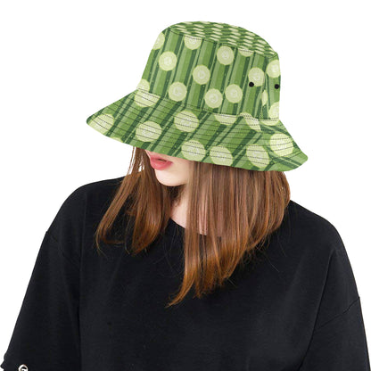Cucumber Pattern Print Design CC03 Unisex Bucket Hat
