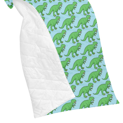 T Rex Pattern Print Design A01 Premium Quilt