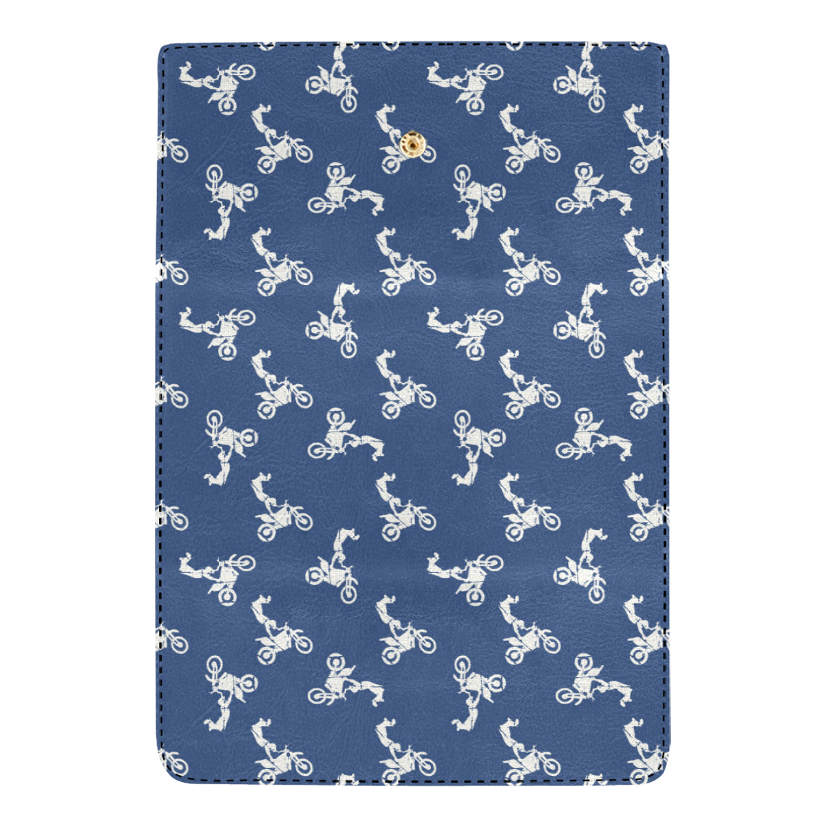 Motocross Pattern Print Design 01 Women's Trifold Wallet