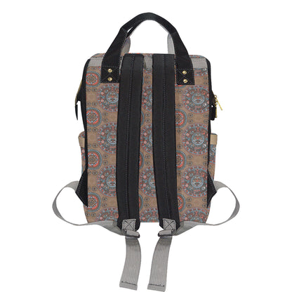 Calendar Aztec Design Print Pattern Diaper Bag Backpack
