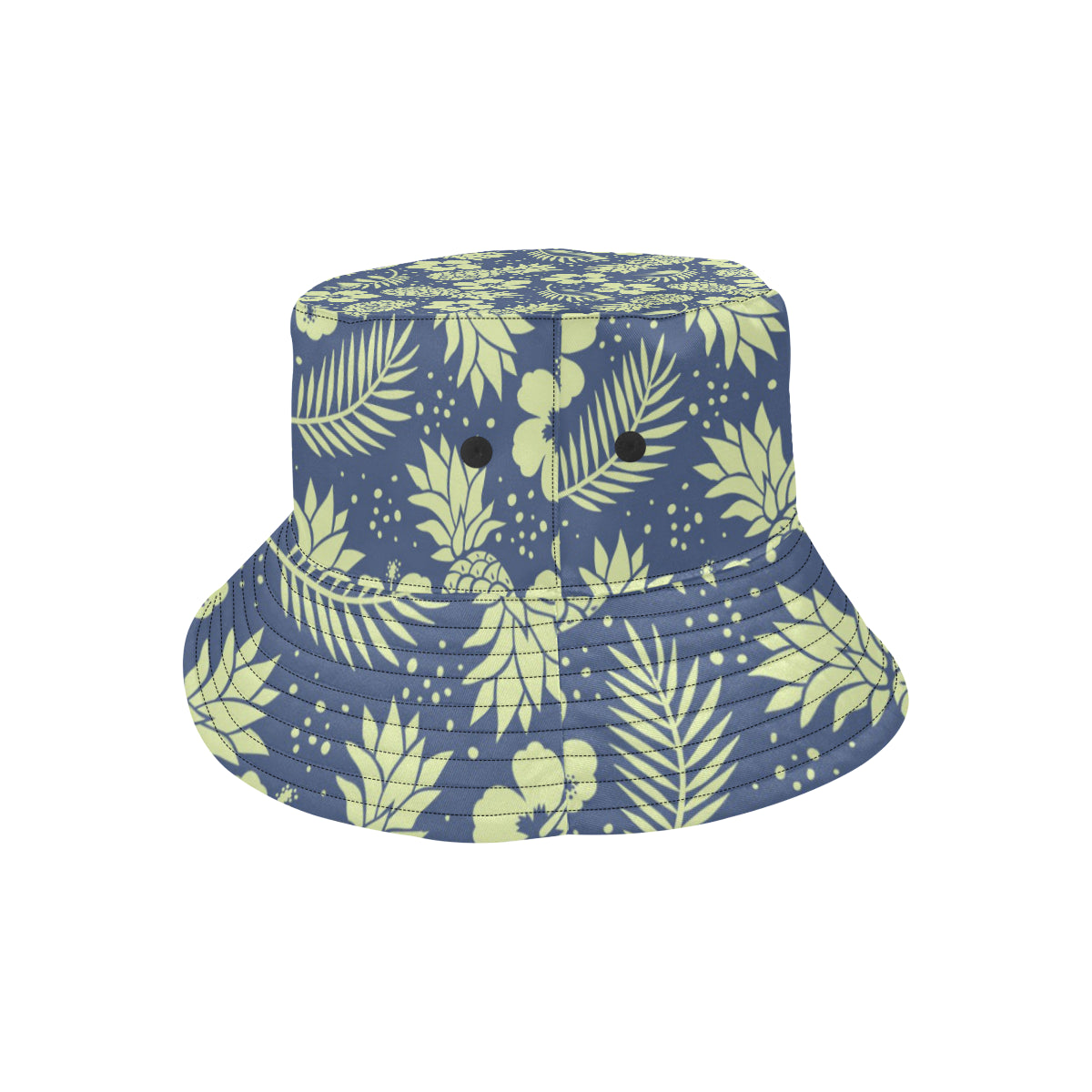 Pineapple Pattern Print Design PP07 Unisex Bucket Hat