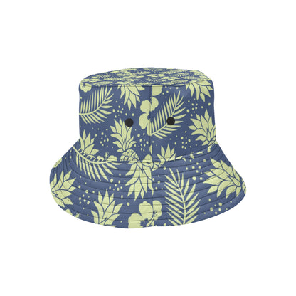 Pineapple Pattern Print Design PP07 Unisex Bucket Hat