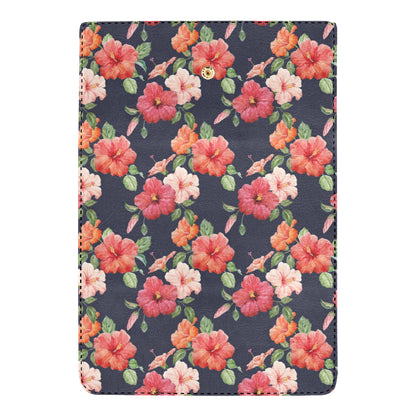 Tropical Flower Pattern Print Design TF020 Women's Trifold Wallet