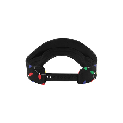Christmas Light Pattern Print Design 04 Unisex Sun Visor