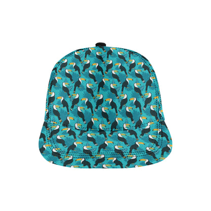 Toucan Parrot Pattern Print Snapback Cap