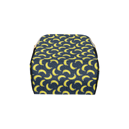 Banana Pattern Print Design BA09 Diaper Bag Backpack