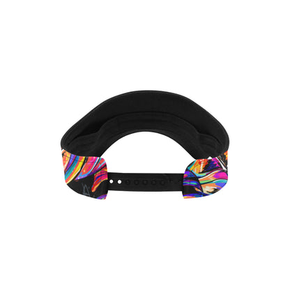 Neon Color Tropical Palm Leaves Unisex Sun Visor