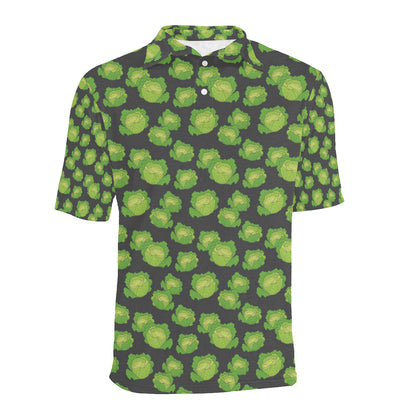 Cabbage Pattern Print Design 01 Men Polo Shirt