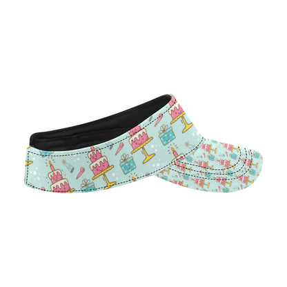 Cake Pattern Print Design 06 Unisex Sun Visor