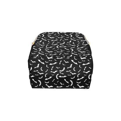 Bat Pattern Print Design 05 Diaper Bag Backpack