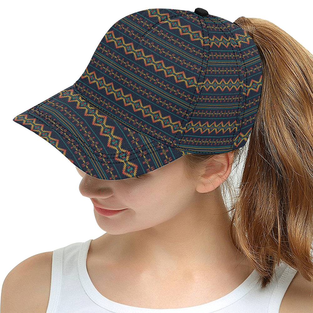 Southwest American Design Themed Print Snapback Cap