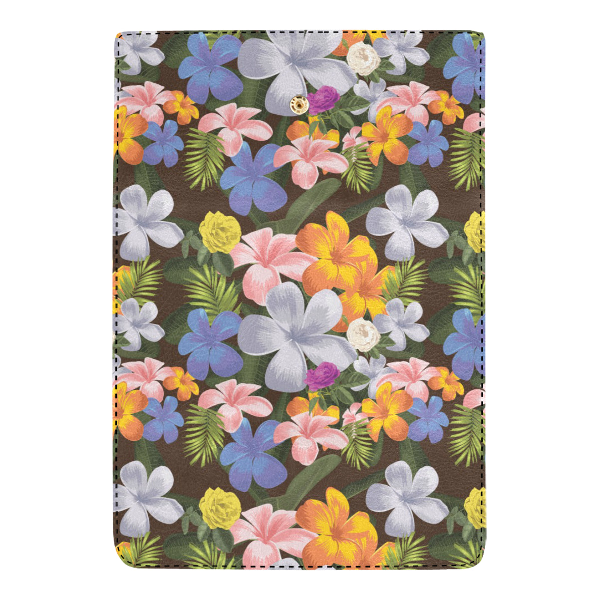 Plumeria Pattern Print Design PM03 Women's Trifold Wallet