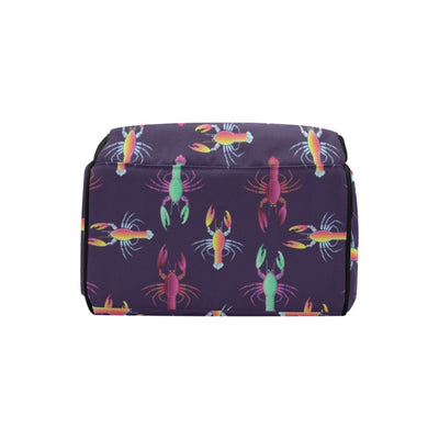 Lobster Print Design LKS402 Diaper Bag Backpack