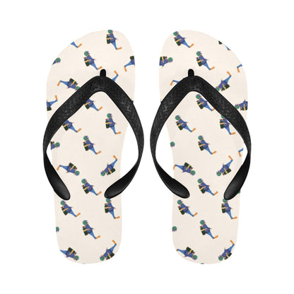 Scuba Driver Print Design LKS301 Flip Flops