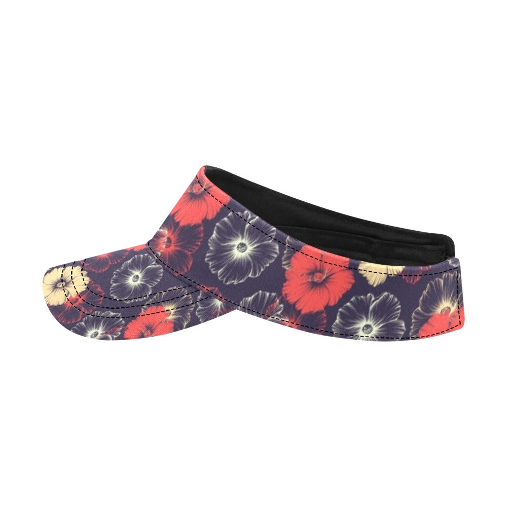 Tropical Flower Print Design LKS302 Unisex Sun Visor