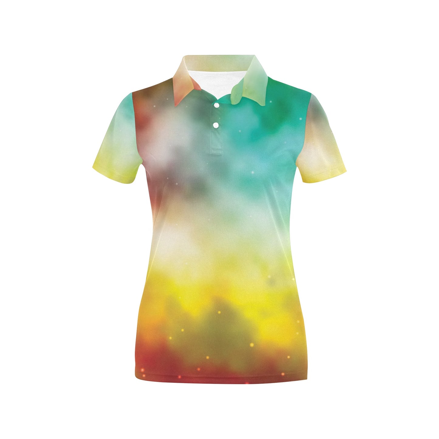 Nebula Pattern Print Design A04 Women's Polo Shirt