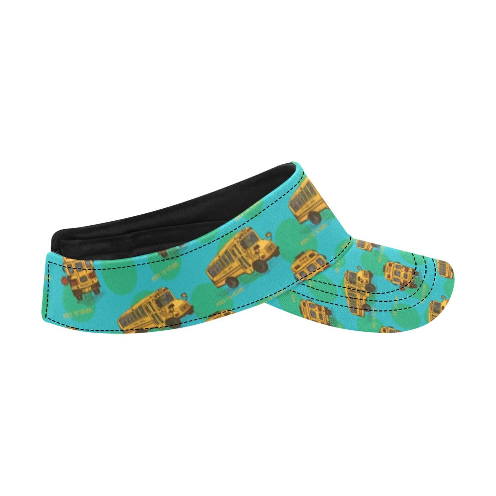 School Bus Print Design LKS308 Unisex Sun Visor