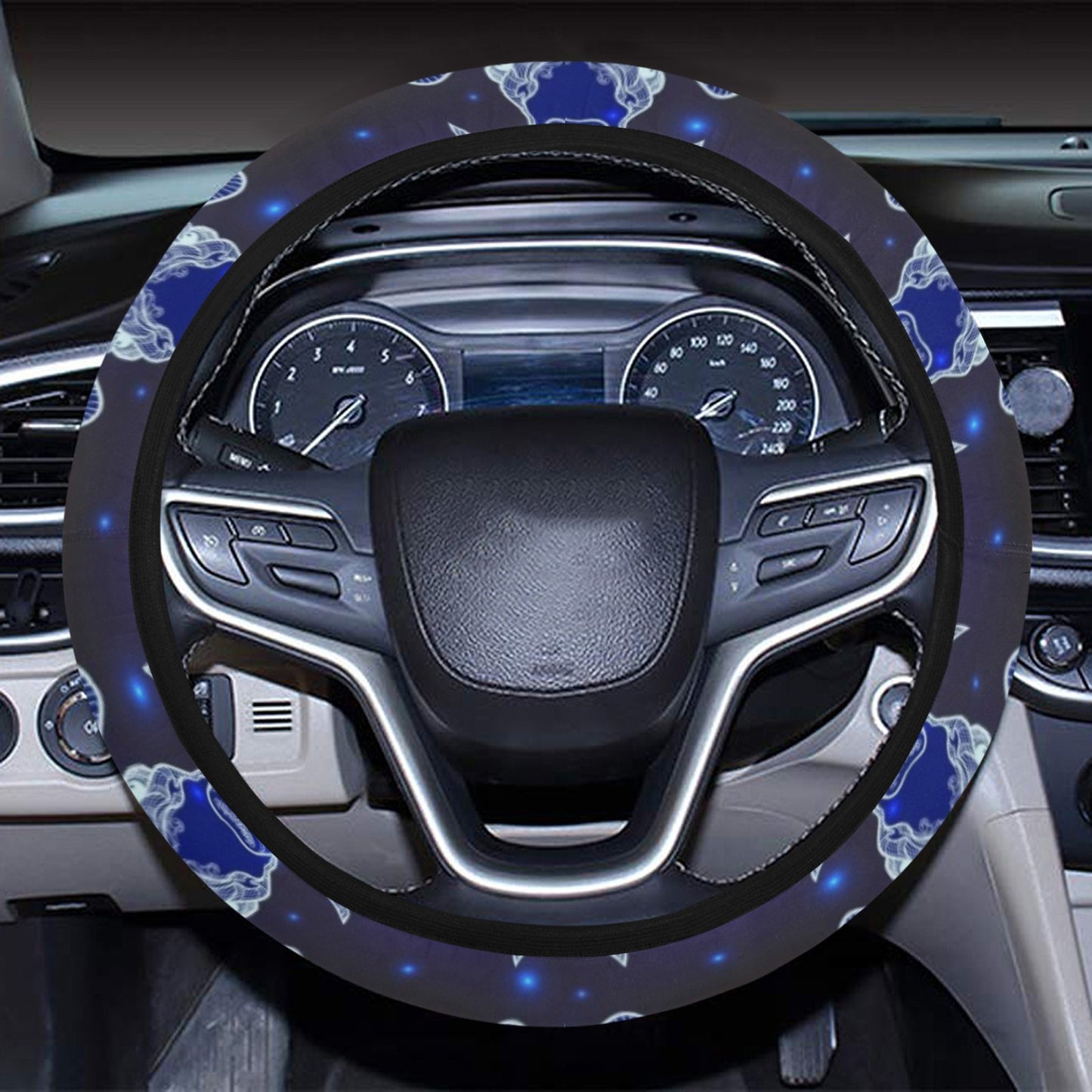 Taurus Print Design LKS302 Steering Wheel Cover with Elastic Edge