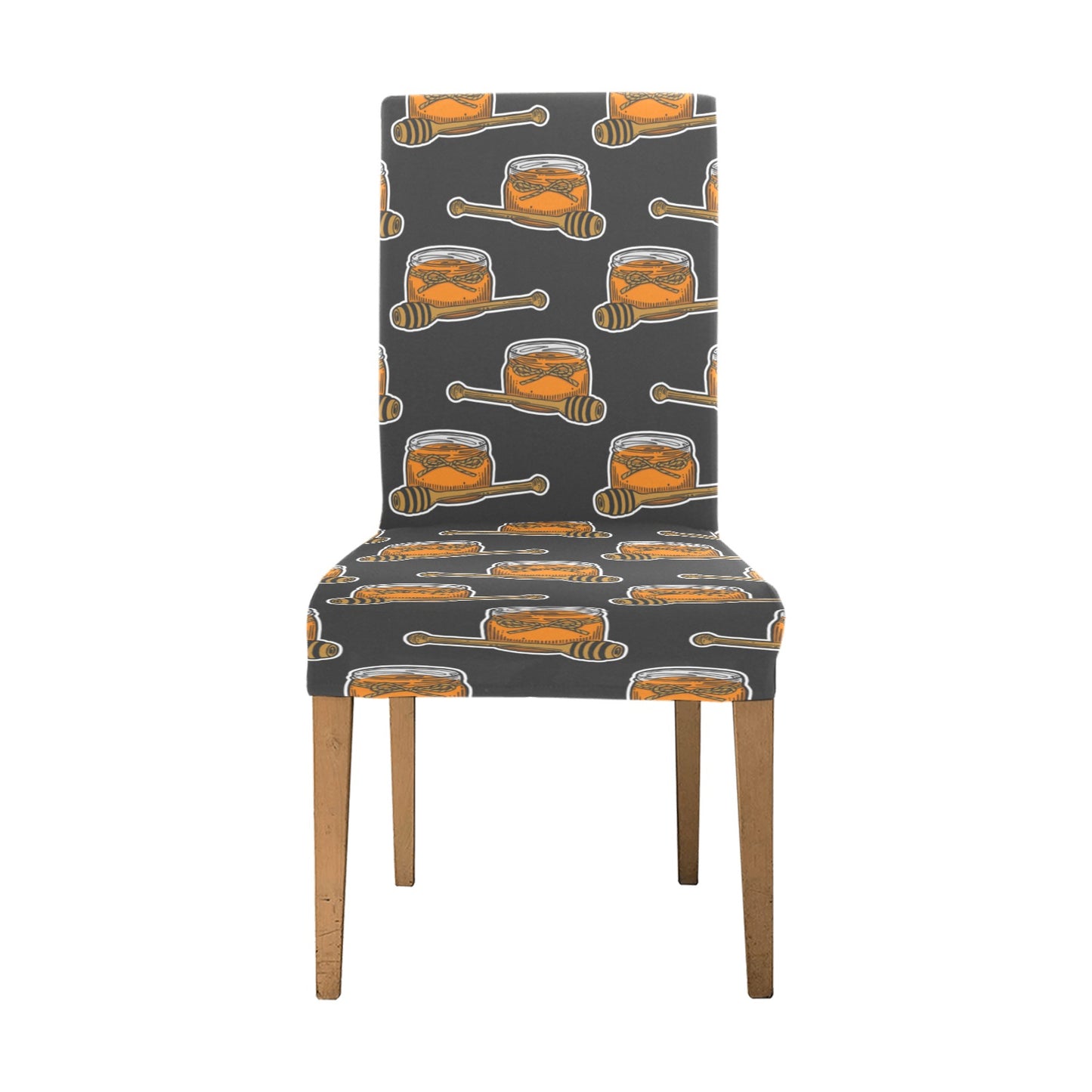 Honey Bee Print Design LKS305 Dining Chair Slipcover