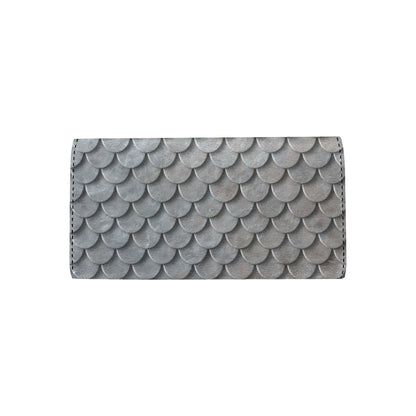 Armor Scales Pattern Print Design 03 Women's Trifold Wallet