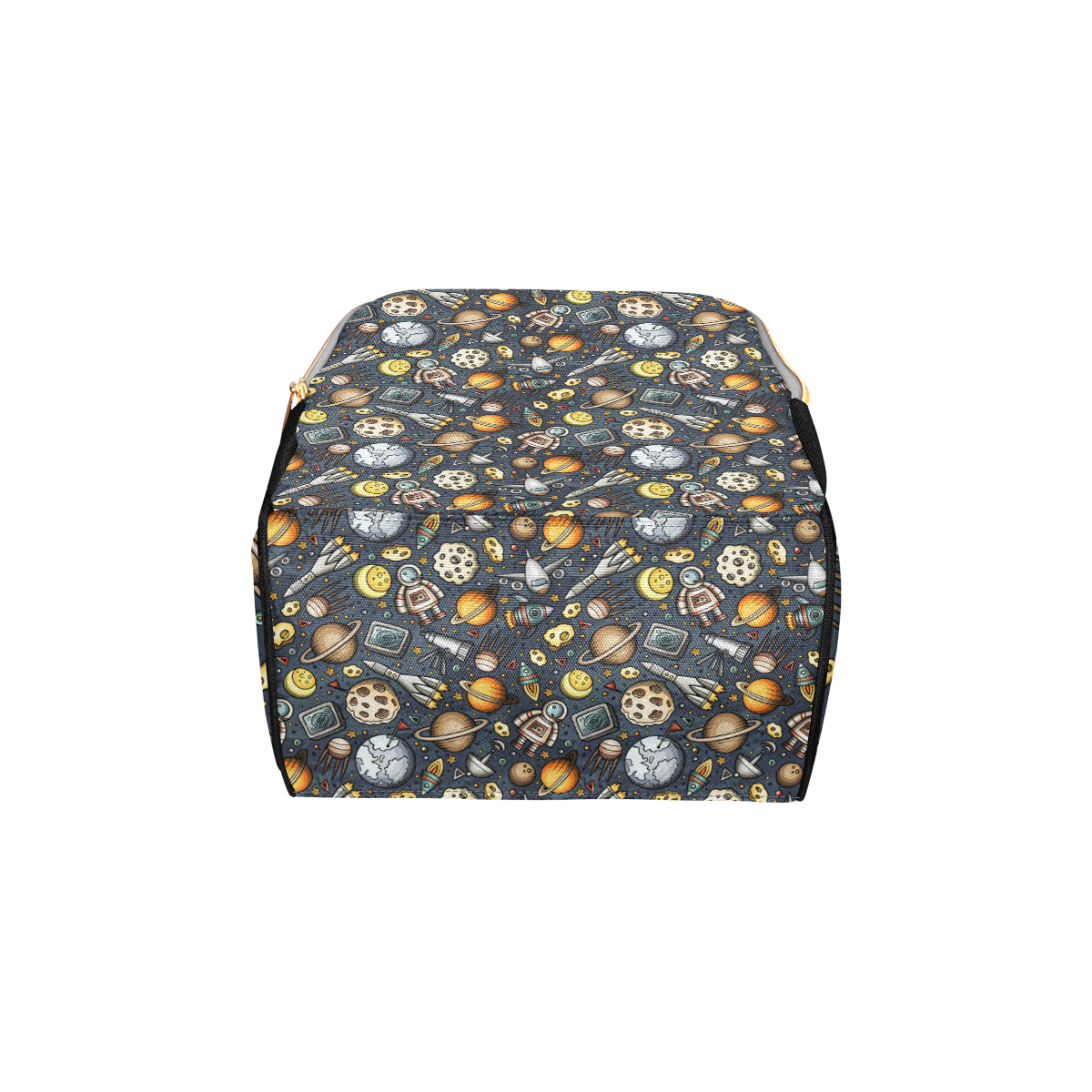Space Pattern Print Diaper Bag Backpack