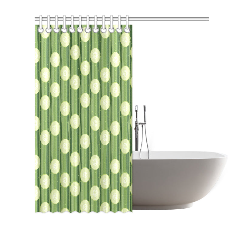 Cucumber Pattern Print Design CC03 Shower Curtain