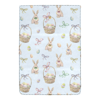Rabbit Easter Eggs Pattern Print Design 03 Women's Trifold Wallet