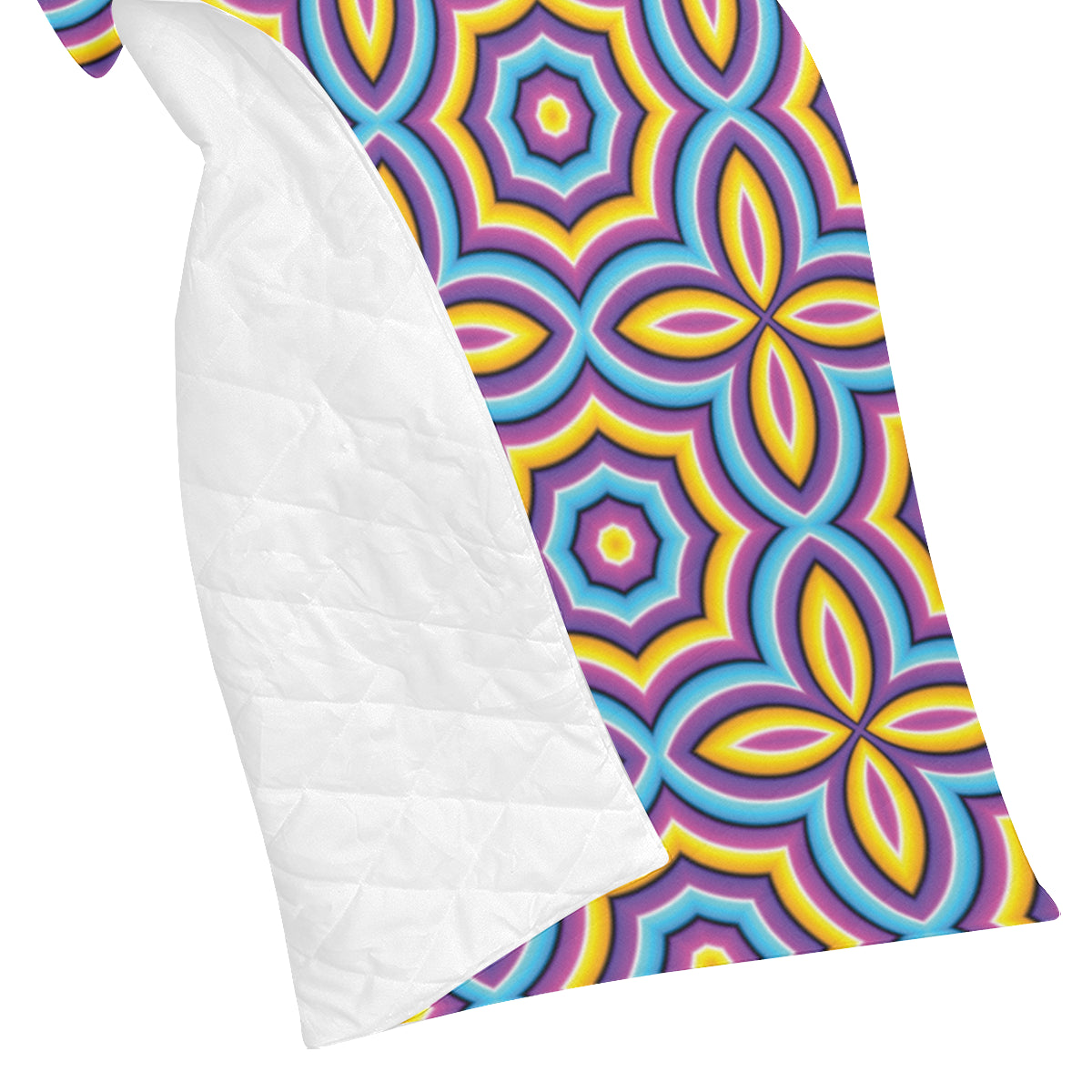 Optical illusion Pattern Print Design A03 Premium Quilt
