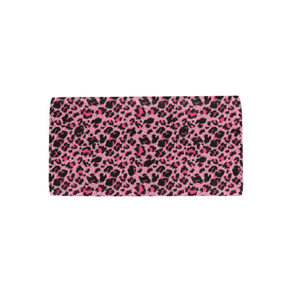 Cheetah Pink Pattern Print Design 01 Women's Trifold Wallet