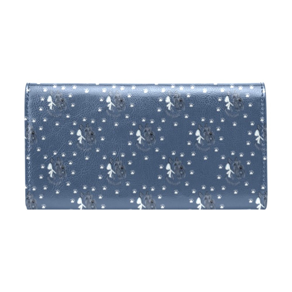 Scottish Terriers Print Design LKS307 Women's Trifold Wallet