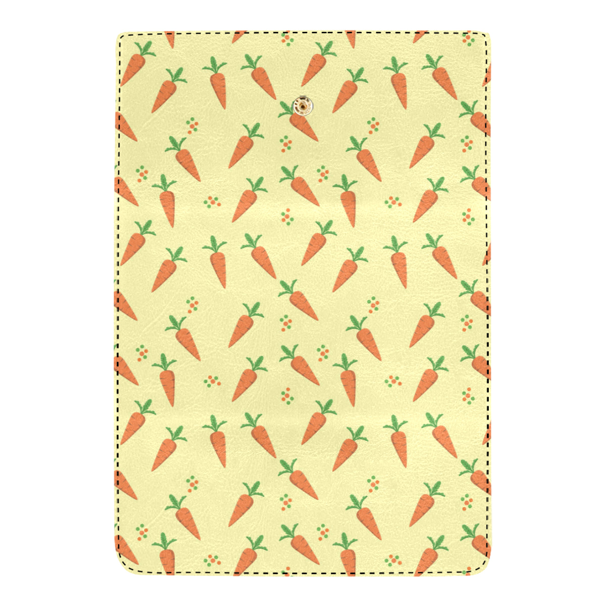 Carrot Pattern Print Design 04 Women's Trifold Wallet